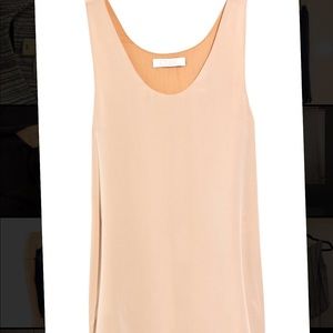 NWOT Chloé “Pink Nude” 100% silk tank top sz 36